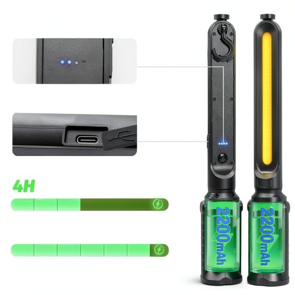 SYLSTAR Magnetic Rechargeable LED Work Light for Mechanics-4