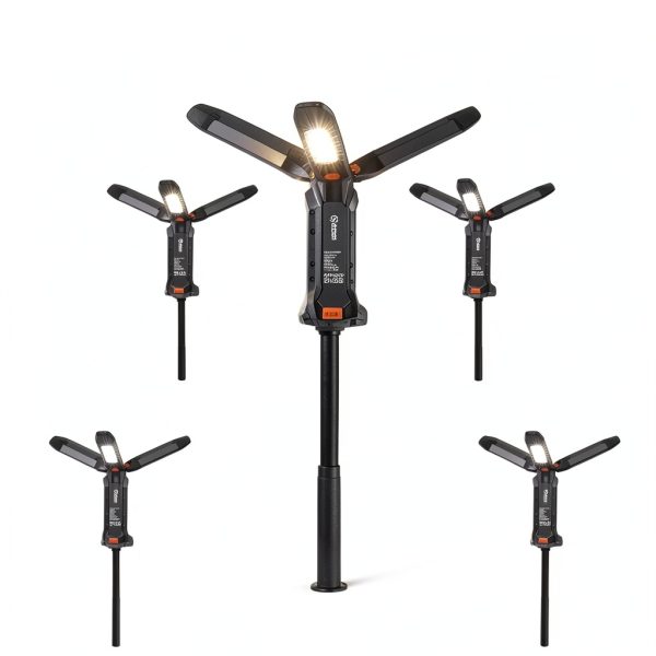 GoGonova LED Work Light Cordless Rechargeable 57 Inch Tripod-4