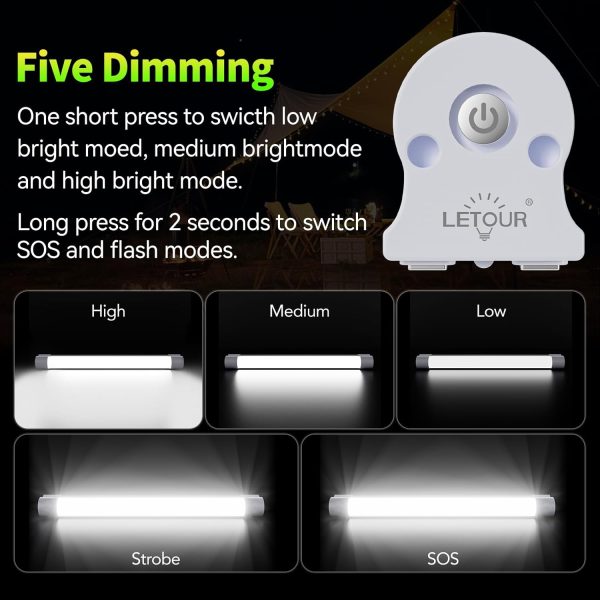 Shuofeng LED Work Light 4000 Lumens Rechargeable Portable-3
