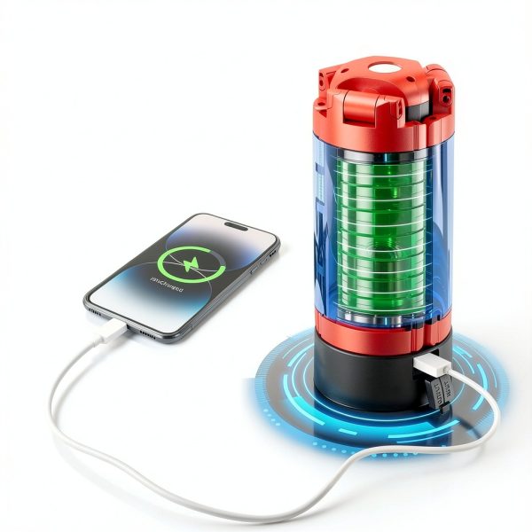 AKOFUN Rechargeable LED Work Light Tripod Stand 12000mAh-2