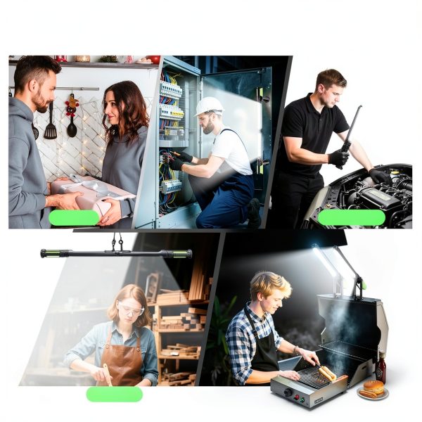 SYLSTAR Magnetic Rechargeable LED Work Light for Mechanics-8