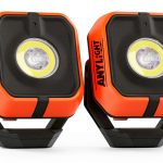 Anylight LED Work Light Magnetic Rechargeable Orange 2 Pack-0