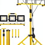 Zetunlo LED Work Light Tripod 21000LM IP66 Waterproof-0