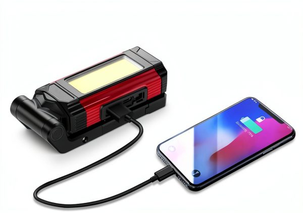 Yiamia Rechargeable LED Work Light Flashlight Power Bank-5