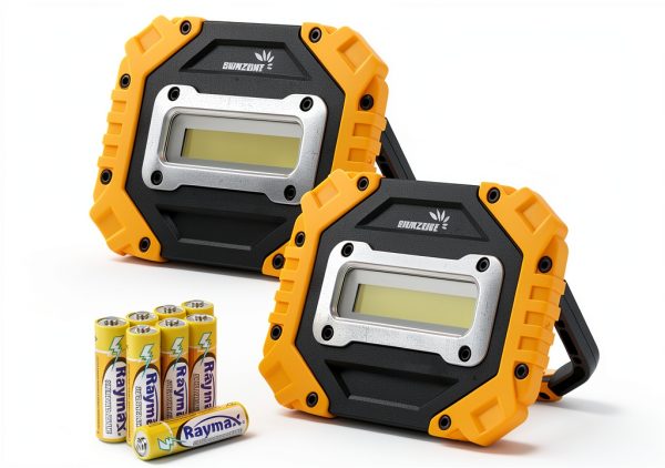 Sunzone LED Work Light 2 Pack Yellow Portable Waterproof-0
