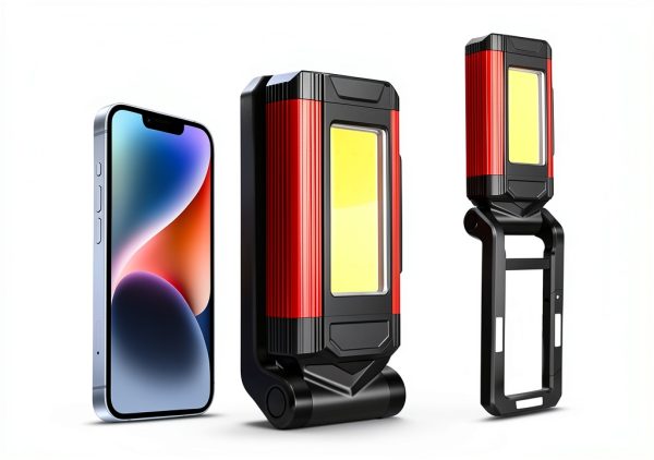 Yiamia Rechargeable LED Work Light Flashlight Power Bank-2