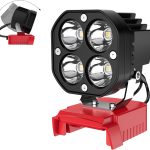 Azocek LED Work Light 40W 6000 Lumen Battery Powered-0