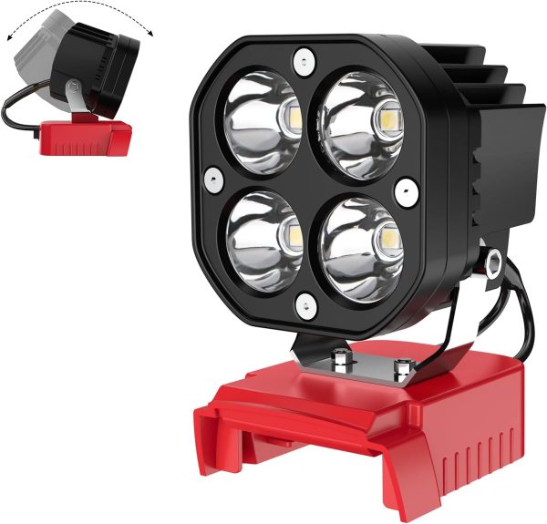 Azocek LED Work Light 40W 6000 Lumen Battery Powered-0
