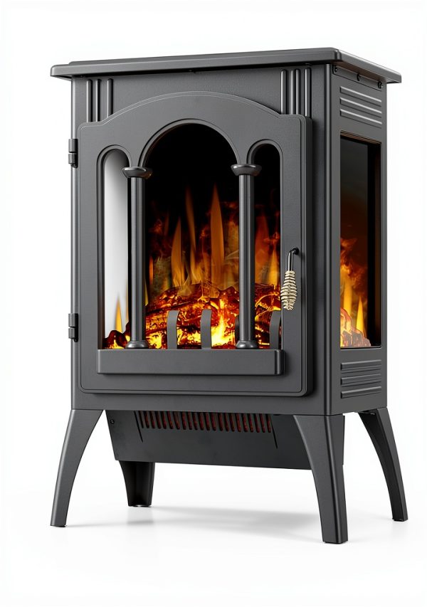 Electactic Electric Fireplace Heater Lacquered Finish-0