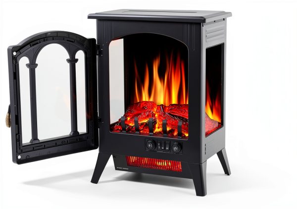 Electactic Electric Fireplace Heater Lacquered Finish-2