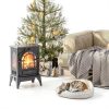 BREEZEHEAT Electric Fireplace Heater Black 22 inch-3
