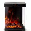 OYLUS Electric Fireplace Heater Classic Matte Black-5