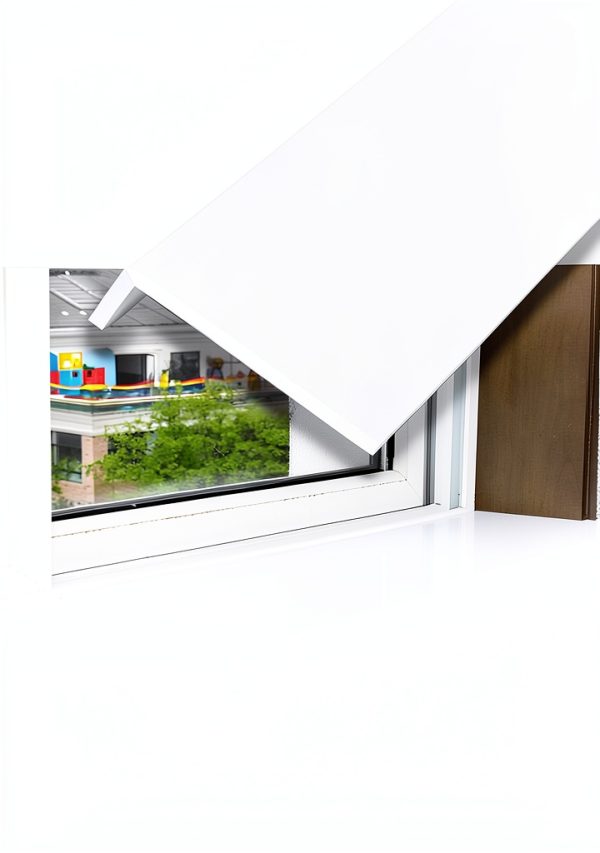 Window Sill Protector JINSHAWAN PVC Cover Board Jazz White 31.5x7.9in-0