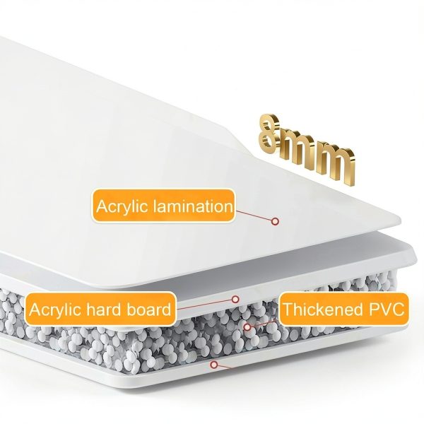 Moisture Resistant Window Sill Cover Valdoza Waterproof 40x10cm Board-3